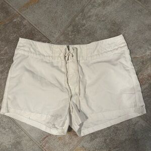 Island Escape White Swim Shorts